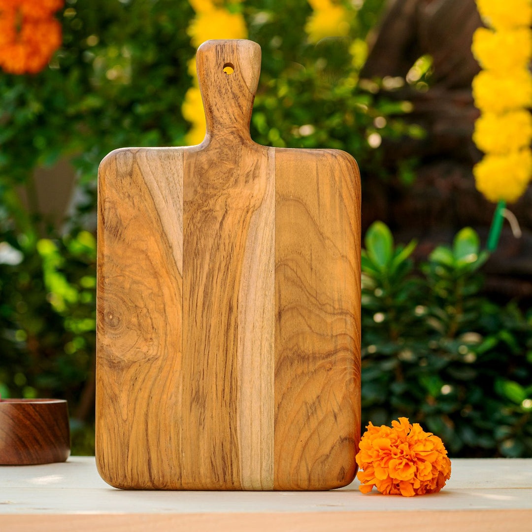 Pure Wood Creation Professional Grade Wooden Chopping Board and Meat Block